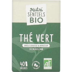 Nutri'sentiel Organic Green Tea 40 Capsule
