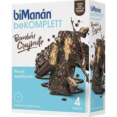 biManán Entre Horas Økologisk knasende chokolade 4 stk