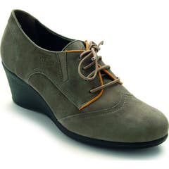 Naira Wildleder Taupe/Ocker 37