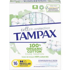 Tampax Bio Tampon de Algodon Regular 16uds