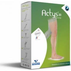 Actys 20 Calcetín Hombre Negro Talla 3+ Normal 1 par