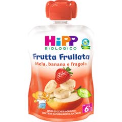 Hipp Bio Puré Fruta Manzana Banana Fresa 90 g