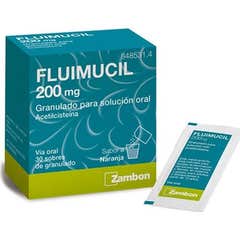 Fluimucil 200mg Sabor Naranja 30 sobres