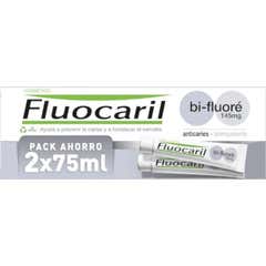 Fluocaril Bi-fluore Blanqueador 145g 2x75ml