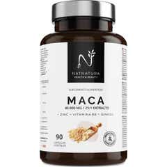 Natnatura Maca con Zinco + Vitamina B6 + Ginkgo 90caps