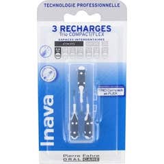 Inava Trio Compac Brush and Rechar Black Blist/3