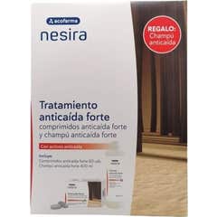 Acofarma Nesira Pack Tratamiento Anticaída Forte 60 comp + Champú 400 ml