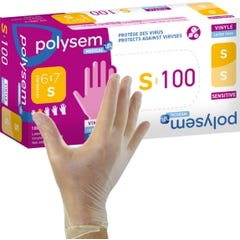 Polysem Non Sterile Non Powder Vinyl Glove Tl 100uts