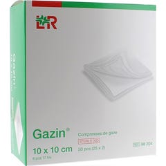 Lohmann & Rauscher Steriel Gaaskompres 7,5x7,5cm 2x25 Enveloppen