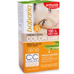 Babaria Aloe Vera Aloe Vera Crema Facciale Colore Morbido 50ml