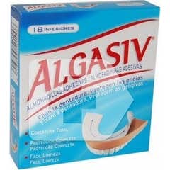 Algasiv® almohadillas adhesivas dentadura inferior 18uds