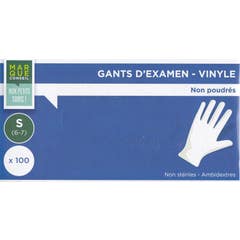 Mconseil Guante Vinilo Sin Polvo T S 100 uds