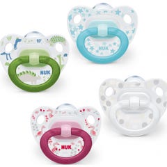 Succhietto in silicona Anatomico Nuk™ dimensione 3 2 pz