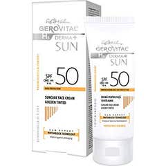 Gerovital H3 Crema solare viso Fps50 Tono Dorado 50ml