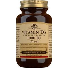 Solgar Vit D3 1000ui Chewable