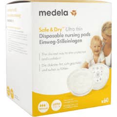 Medela Discos absorbentes desechables Safe & Dry� Ultra thin 60uds