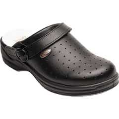 Scholl Bonus Clog Schwarz Glatt Schwarz 45