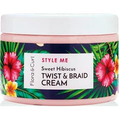 Flora & Curl Sweet Hibiscus Twist & Braid Haarcrème 300ml