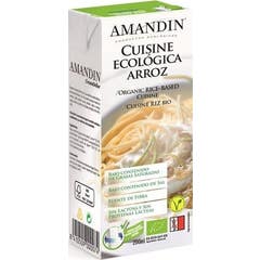 Amandin Crema Leche Arrooz Cocinar Eco sin Gluten sin Lactosa 200ml