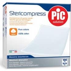 Pic Stericompress Garze Sterili 10X10Cm 100 Garze