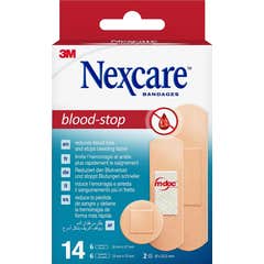 Nexcare® Blood Stop tiras adhesivas coagulantes surtido 30uds