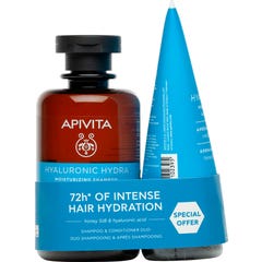 Apivita Hyaluronic Hydra Pack Champú 250 ml + Acondiciona 150 ml