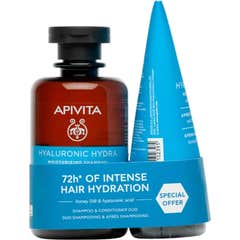 Apivita Hyaluronic Hydra Pack Champú 250 ml + Acondiciona 150 ml