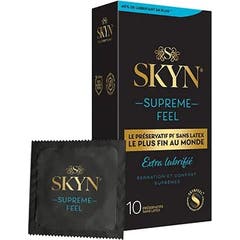 Skyn Supreme Feel Extra Lubricado Preservativo 10 uds