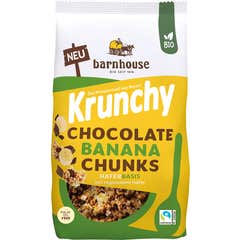 Barnhouse Muesli Krunchy Chocolate Banana Chunks Bio 450 g