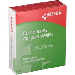 Mefra Compresse Sterili 10x10cm 2x10 Bustine