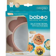 Baboo Bol Silicona con Ventosa Cacao +6 Meses 1ud