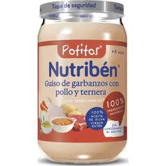 Nutribén Gläschen Kichererbsen-Eintopf mit Hähnchen und Rind 235 g