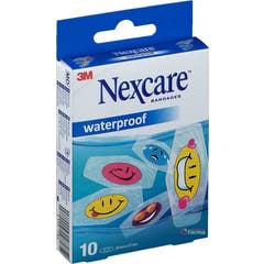 Nexcare Waterproof Tatto Tiras Surtidas 10uds