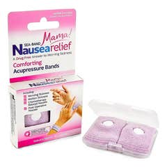 Sea Band Mama Pulsera Calma Náuseas Rosa 2uds