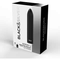 Blacksilver vibrante Bullet Kernex 2 Nero 1pc