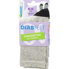 AlphaDiab Diabfeet Calza Diabetico Taglia 43-45 1 Paio