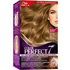 Wella Color Perfect 7 Kit 100% Cobertura de Canas 7/3 Rubio Avellana