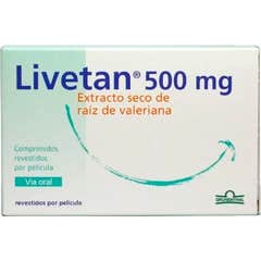Livetan Valeriana Raíz 500mg 20comp