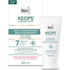 Keops Desodorante Crema Anti-Transpirante 30 ml