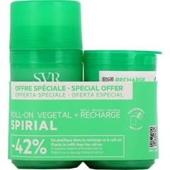 SVR Spirial Pack Roll-On Pflanzen + Nachfüllung 2x50 ml