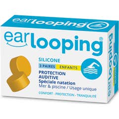 Earlooping Protección Auditiva Natación Niños 6uds
