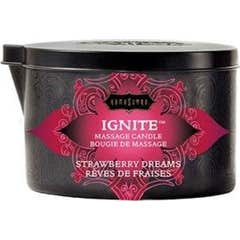 Kamasutra Vela de Masaje Sueños de Fresa 170 g
