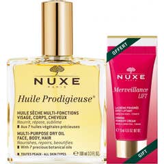 Nuxe Huile Prodigieuse 100ml + Merveillance Lift Crème Poudrée 15ml