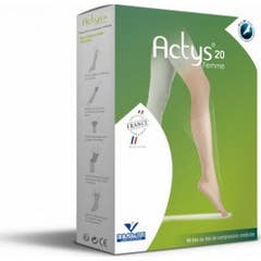 Actys 20 Calza Autofix C2 Donna Beige Chiaro N1- 1 Paio