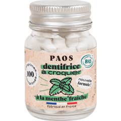 Paos Pasta Dentífrica Masticable Bio Menta Fresca 100comp