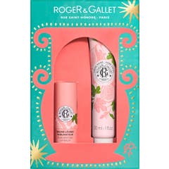 Roger & Gallet Fleur de Figuier Set Bálsamo Labial + Crema Manos