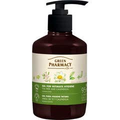 Green Pharmacy Gel Higiene Íntima Arbol de Te y Calendula 370 ml