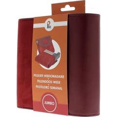 Plic Care Pastillero Jumbo Bicolor Bordeaux 1 ud