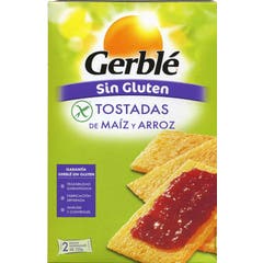 Gerble Tostadas Maíz Arroz sin Gluten BIo 250g