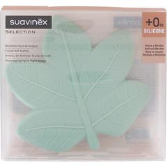 Suavinex Poetry Mordedor Hoja Bosque Silicona +0M 1 ud
